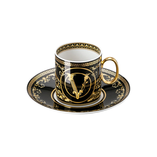 Coffee Cup & Saucer Virtus Gala Black