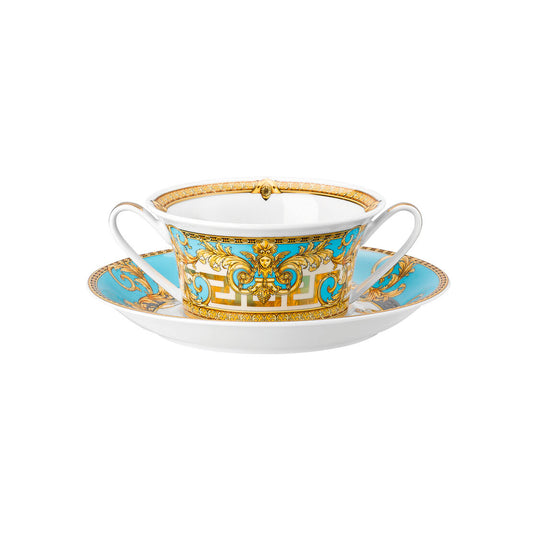 Creamsoup cup & saucer Prestige Gala Bleu