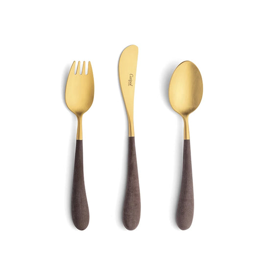 Cutipol Alice Brown Gold 3 Pieces Set