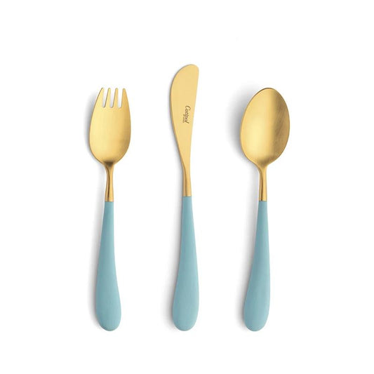 Cutipol Alice Turquoise Gold 3 Pieces Set