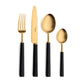 Cutipol EBONY GOLD Cutlery Set