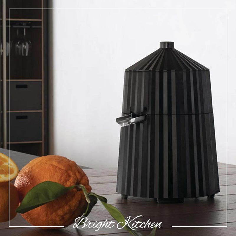 Electric Citrus Squeezer Black Plissé Michele De Lucchi