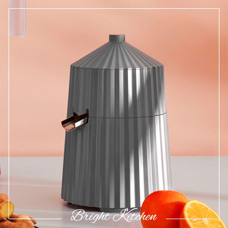 Electric Citrus Squeezer Grey Plissé Michele De Lucchi