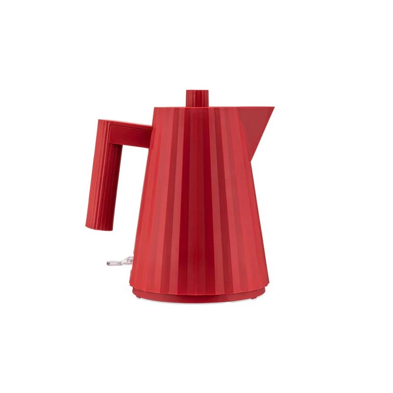 Electric Kettle 1L Red Plissé Michele De Lucchi