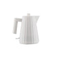 Electric Kettle 1L White Plissé Michele De Lucchi