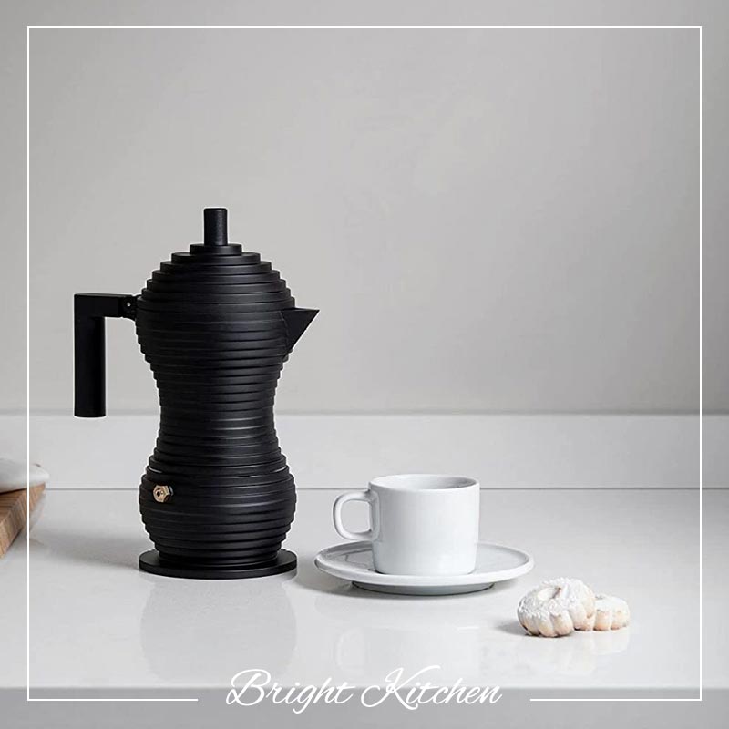 Espresso Coffee Maker Pulcina 6 Cups Black