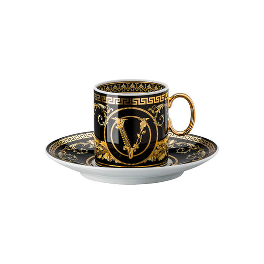 Espresso Cup & Saucer Virtus Gala Black