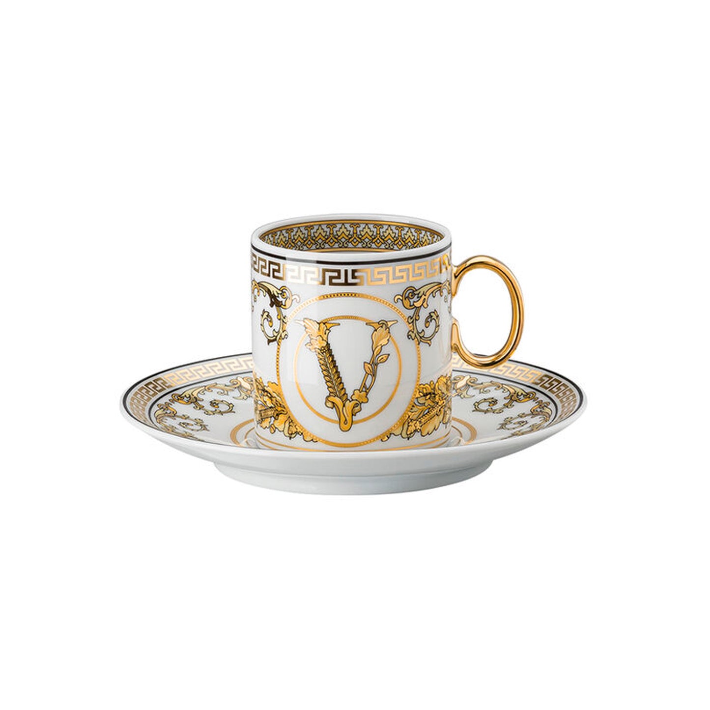 Espresso Cup & Saucer Virtus Gala White