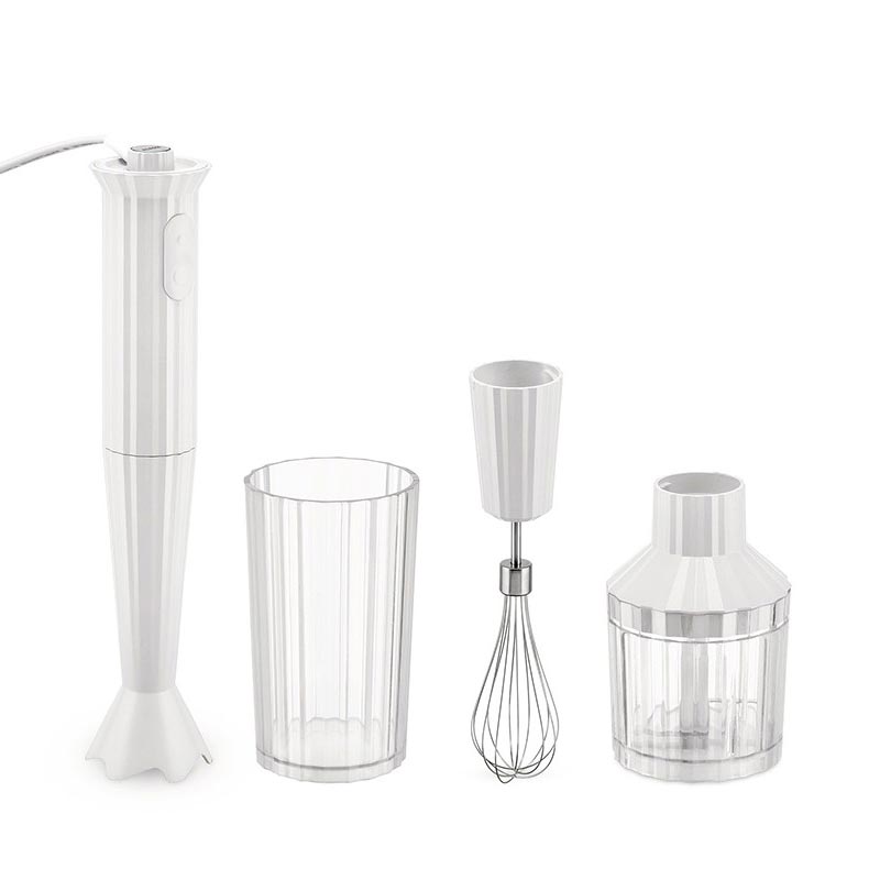 Hand Blender White Set Plissé Michele De Lucchi