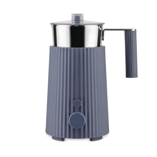 Multi-Function Milk Frother Grey Plissé Michele De Lucchi