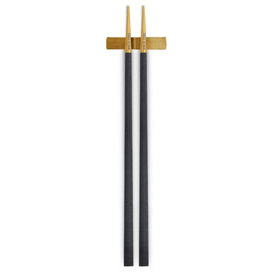 Belo Inox Neo Black Gold Chopsticks Set