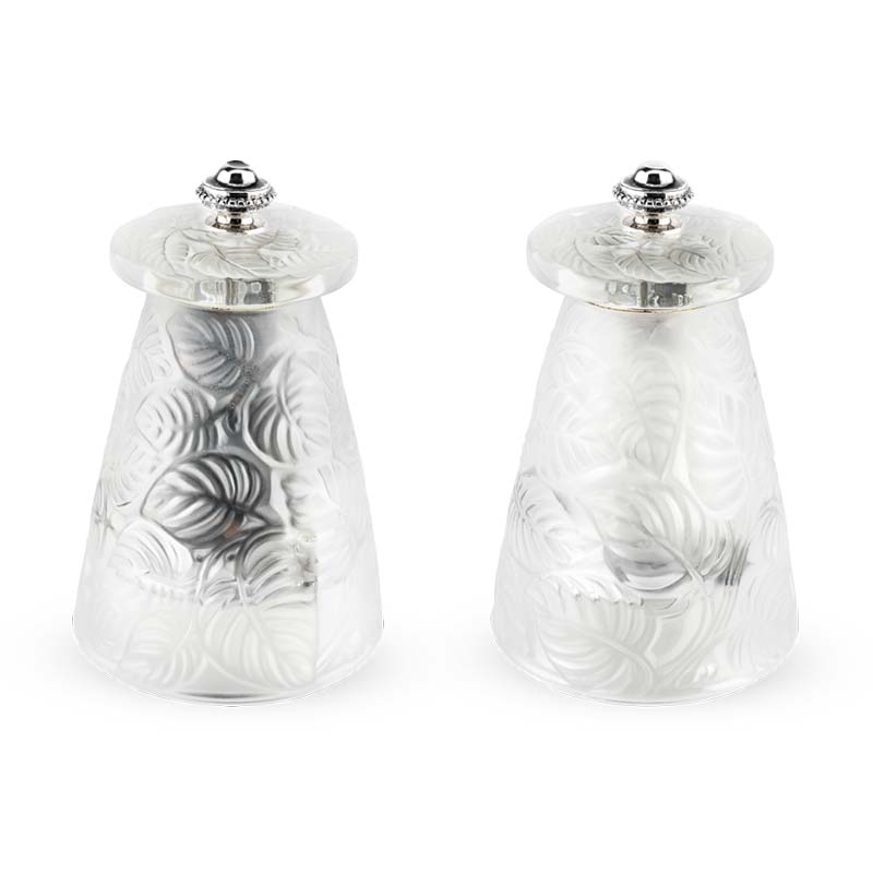 Peugeot Lalique Duo Heritage Pepper and Salt Mills