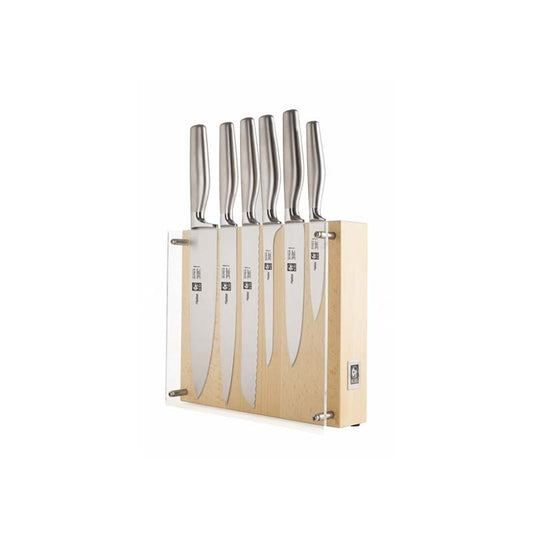 Icel Platina 6 Pieces Knife Block