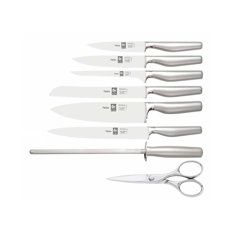 Icel Platina 8 pieces knife block