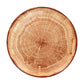 Flat Coupe Plate 21cm Woodart Timber Brown