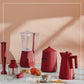 Electric Citrus Squeezer Red Plissé Michele De Lucchi