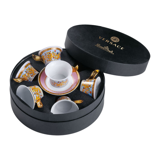 Set of 6 Tea Cups & Saucers Le Jardin de Versace