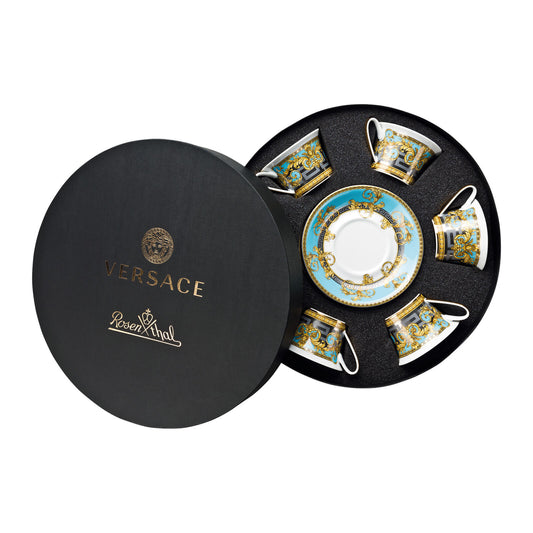 Set of 6 Tea Cups & Saucers Prestige Gala Bleu