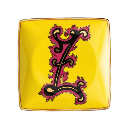 Versace Alphabet Bowl 12 cm square flat
