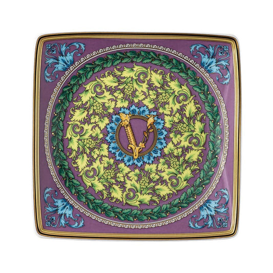 Versace Barocco Mosaic Bowl 12 Cm Square Flat
