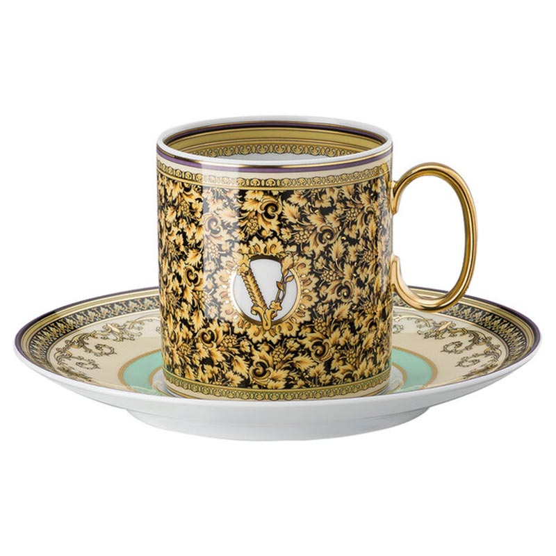 Versace Barocco Mosaic Coffee Cup & Saucer