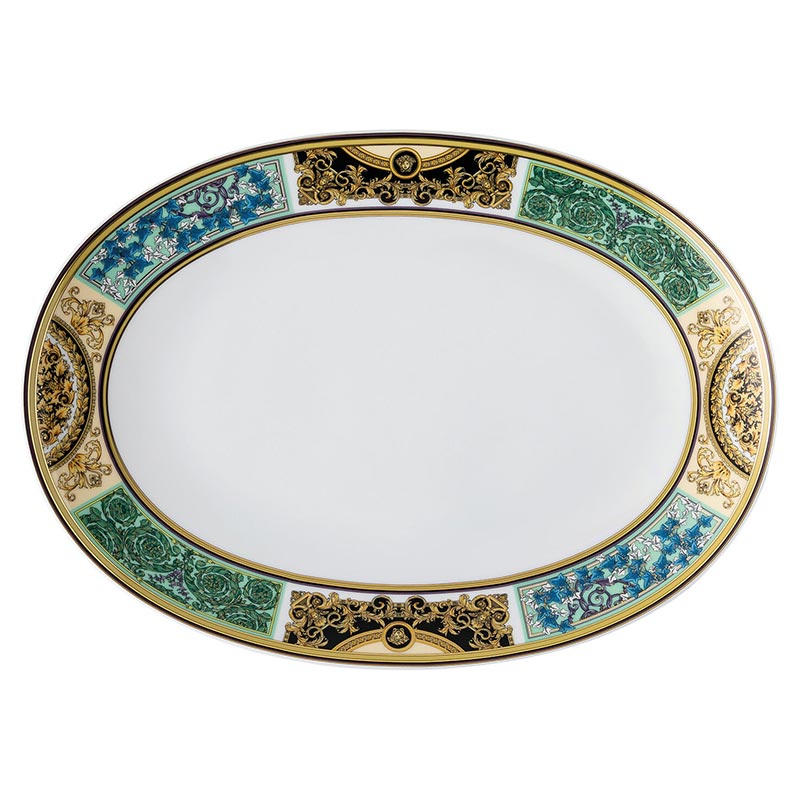 Versace Barocco Mosaic Platter 33 Cm