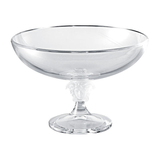 Versace Crystal Medusa Lumiere Bowl on foot 33 cm