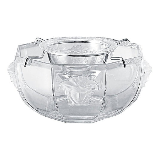 Versace Crystal Medusa Lumiere Caviar bowl with insert