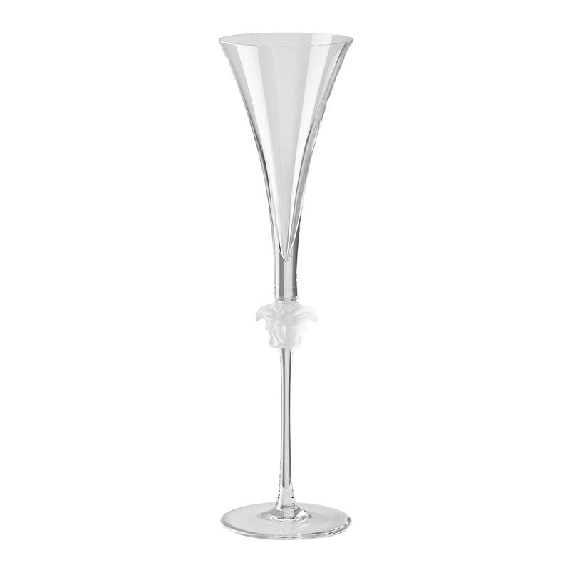 Versace Crystal Medusa Lumiere Champagne flute