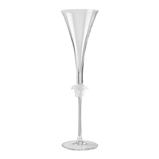 Versace Crystal Medusa Lumiere Champagne flute