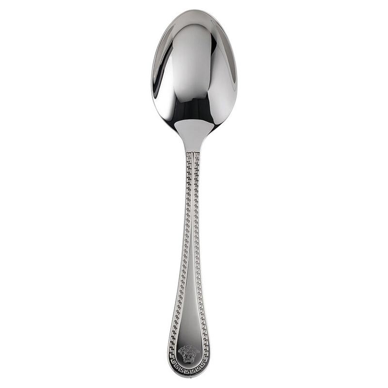 Versace Cutlery Greca Steel Dessert Spoon