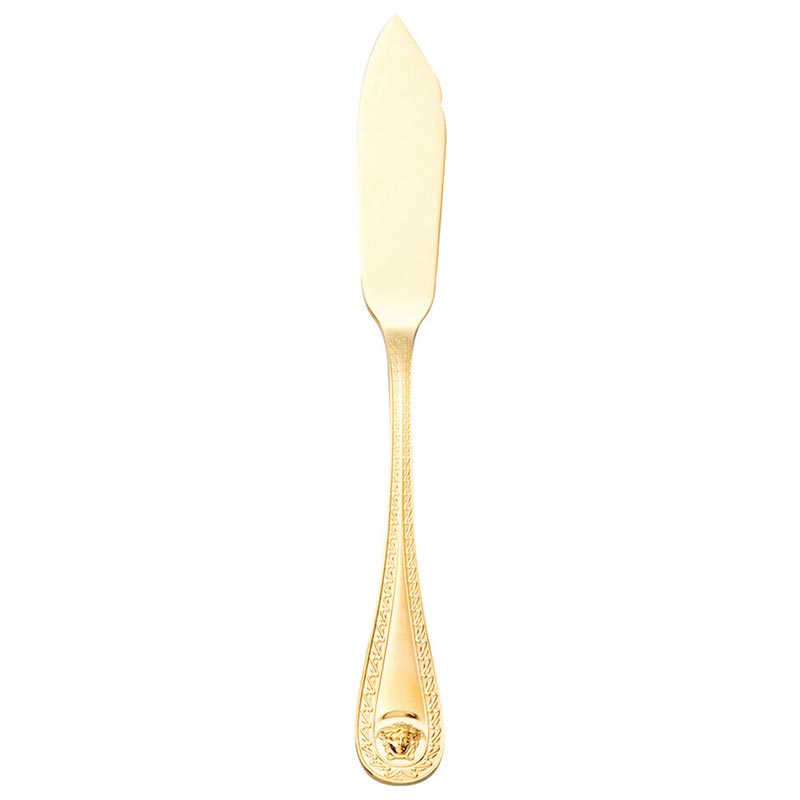 Versace Cutlery Medusa Gold Fish Knife