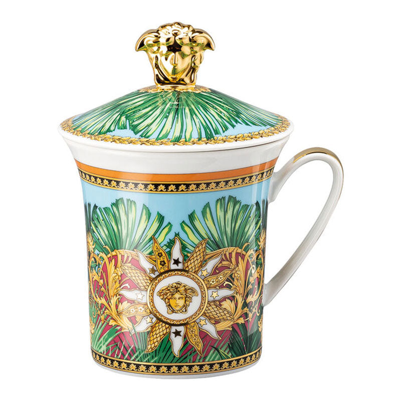 Versace Jungle Animalier Mug With Lid 30 Years