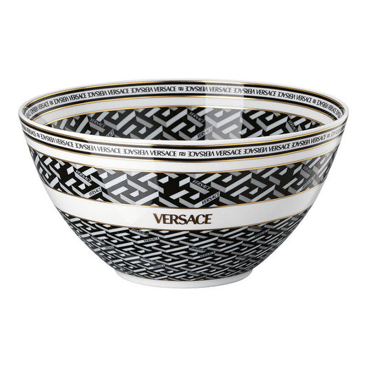 Versace La Greca Black Bowl 18 cm