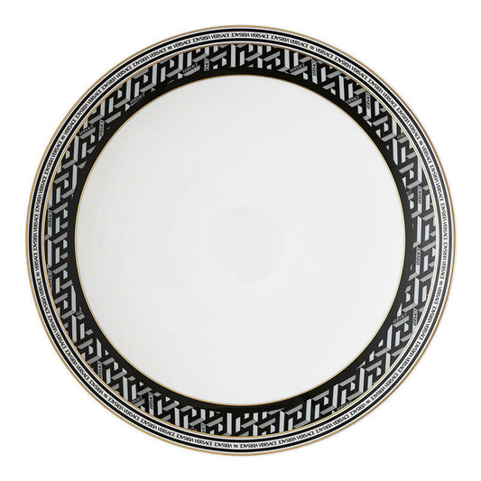 Versace La Greca Black Gourmet plate 28 cm