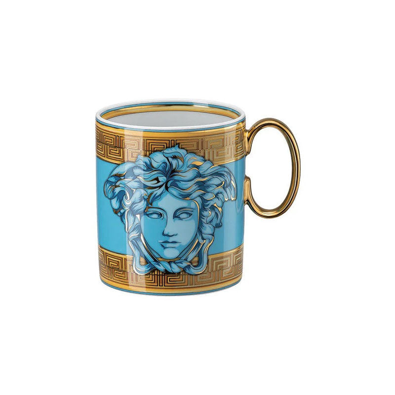 Versace Medusa Amplified Blue Mug with handle