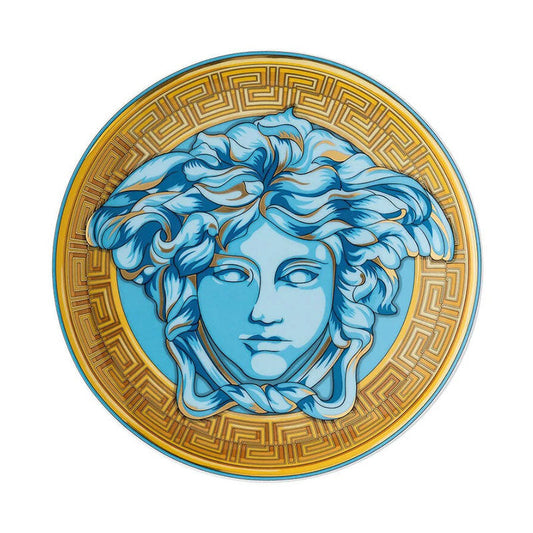 Versace Medusa Amplified Blue Plate 17 cm