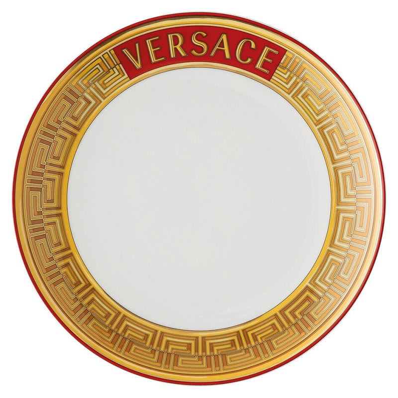 Versace Medusa Amplified Golden Plate 21 Cm
