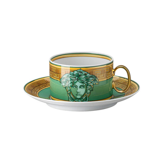 Versace Medusa Amplified Green Tea cup & saucer