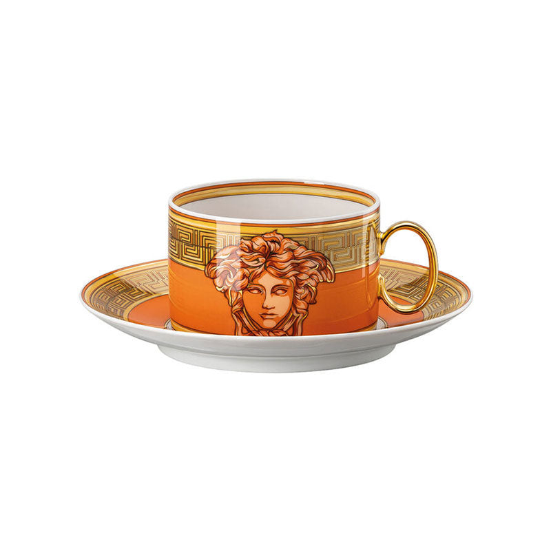 Versace Medusa Amplified Orange Tea cup & saucer