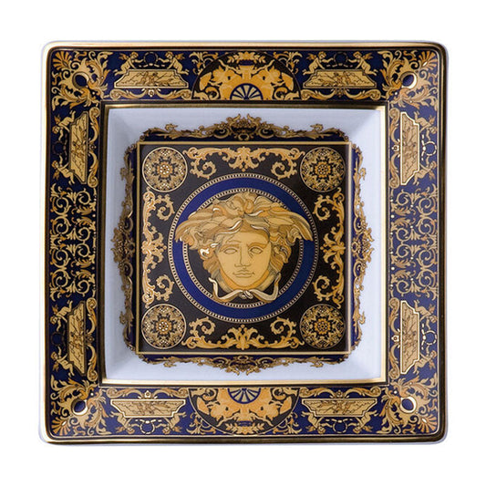 Versace Medusa Blue Dish 14 cm