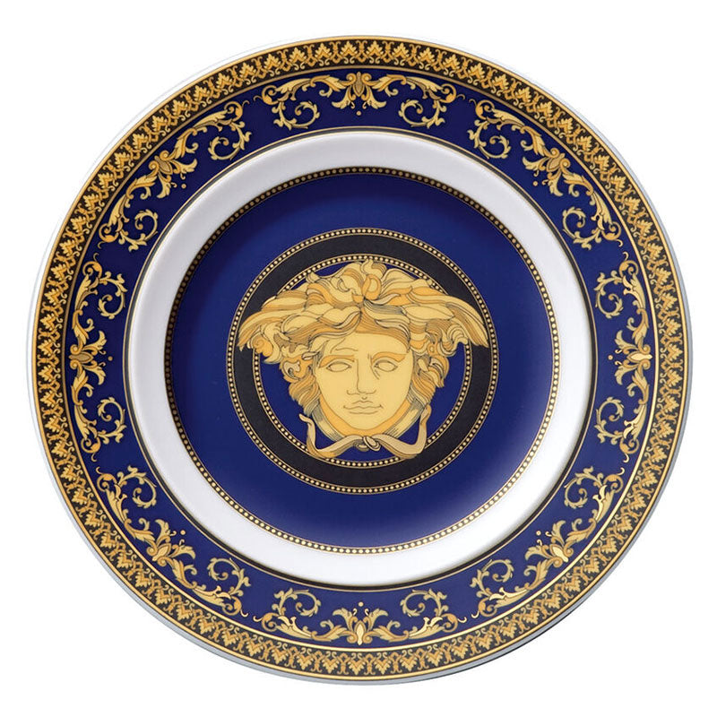Versace Medusa Blue Plate 18 cm