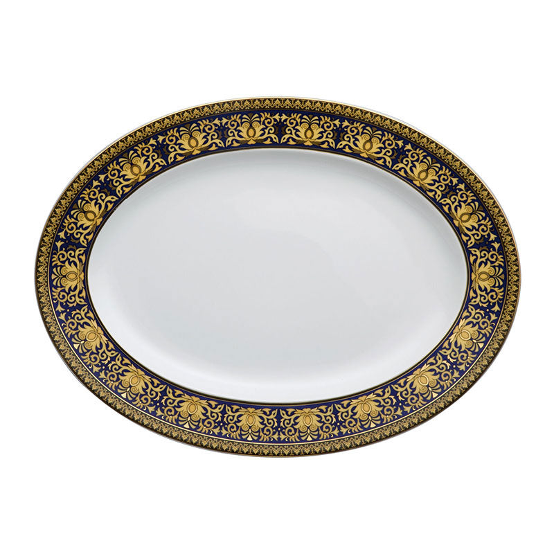 Versace Medusa Blue Platter 40 cm