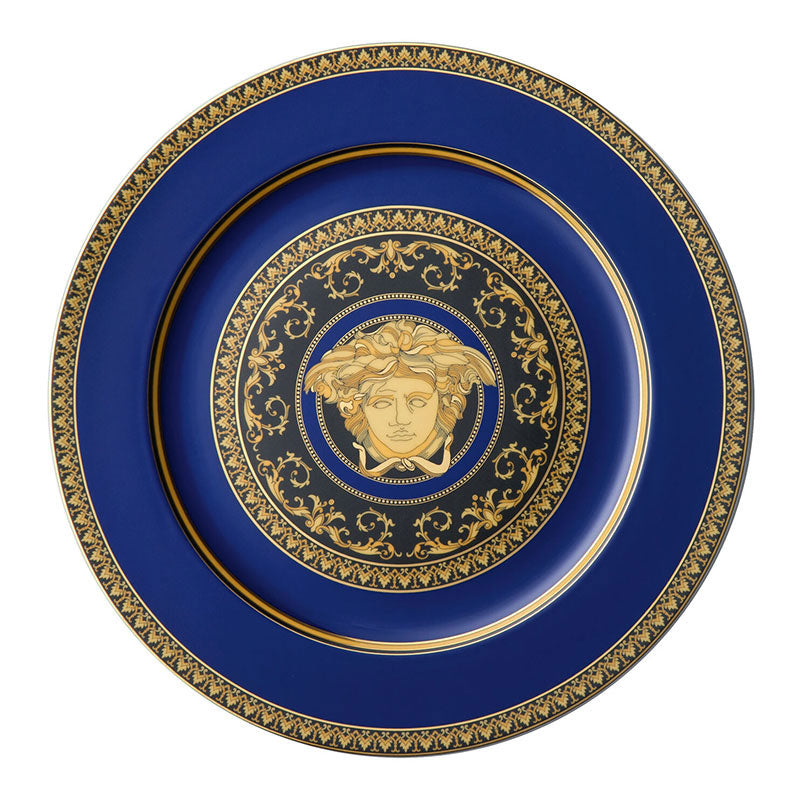 Versace Medusa Blue Service Plate 30 cm