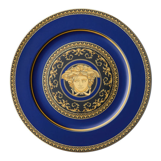 Versace Medusa Blue Service Plate 30 cm