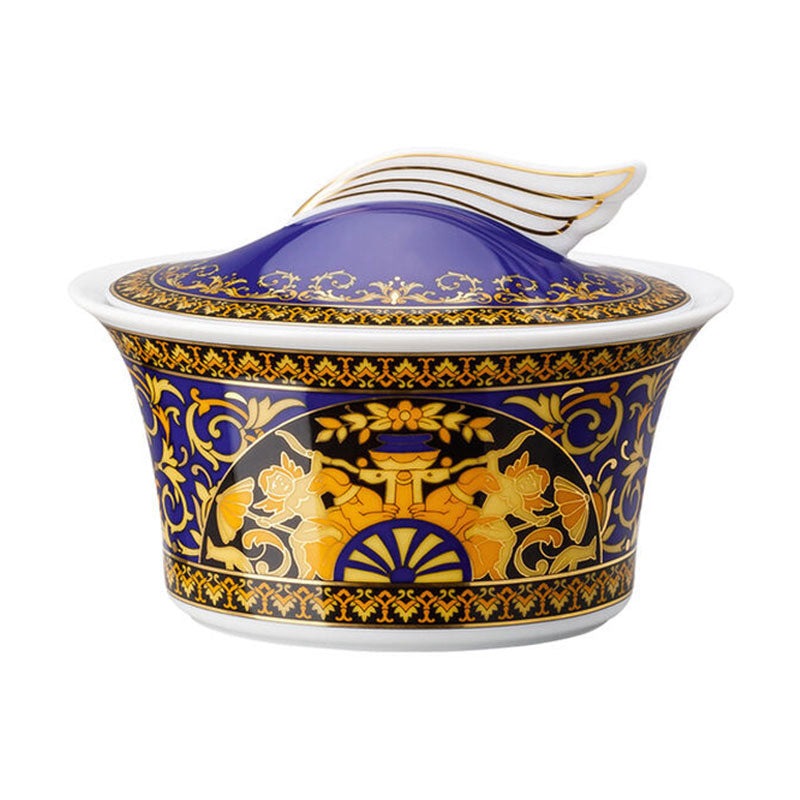 Versace Medusa Blue Sugar Bowl 3