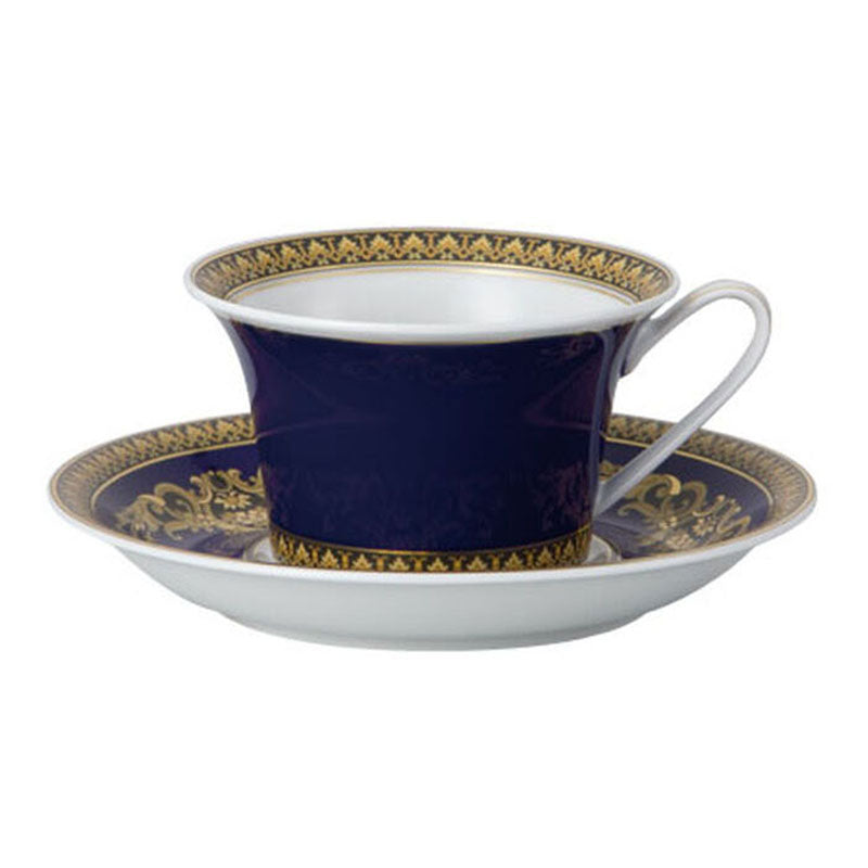 Versace Medusa Blue Tea Cup & Saucer