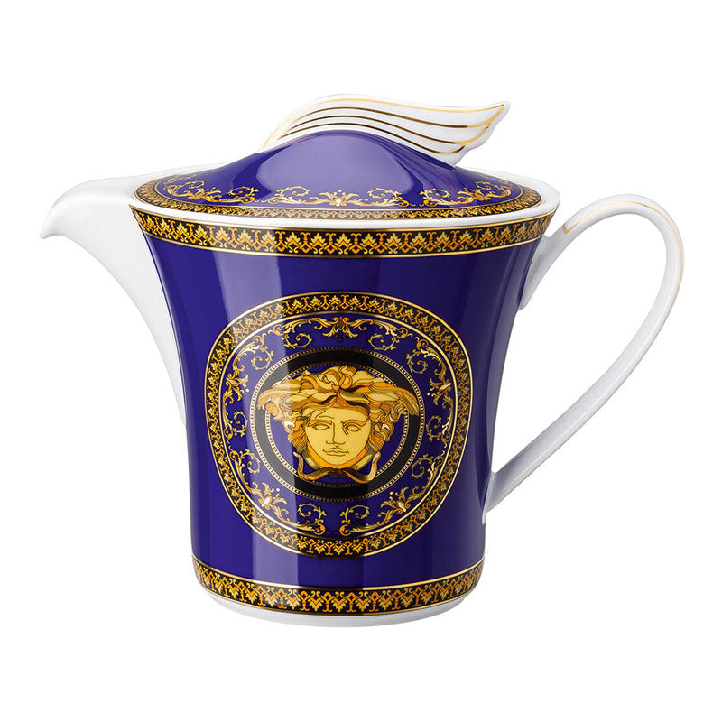 Versace Medusa Blue Teapot 3