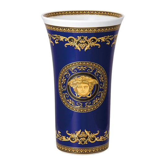 Versace Medusa Blue Vase 34 cm
