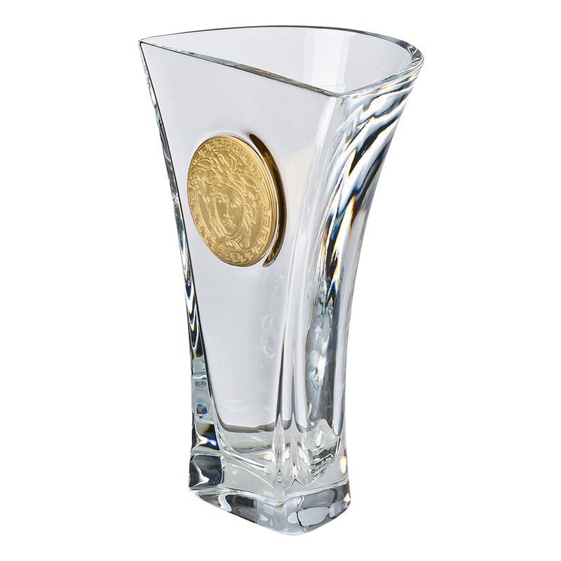 Versace Medusa Madness Clear Vase 28 cm